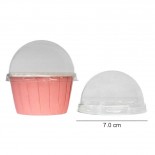 Tampas Plásticas para Forminhas para Cupcake 50 unidades